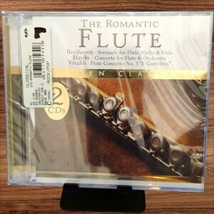 The Romantic Flute Music CD - Vivaldi Haydn Beethoven 2003 NEW 2 CD Set